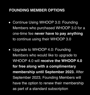 WHOOP on X: Thanks to feedback from our community, we've made an update to  membership upgrades: Anyone under contract can upgrade their membership for  $120. This includes a WHOOP Strap 3.0 AND