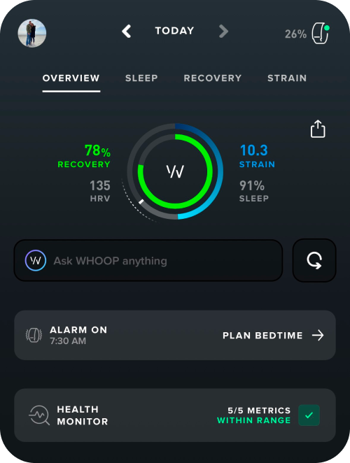 Setting the Haptic Alarm Using Sleep Planner