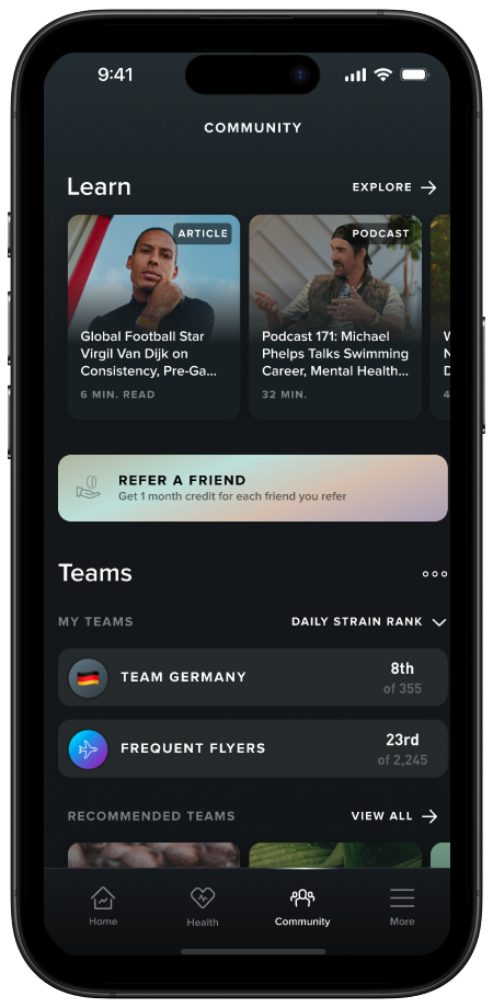 Navigating the WHOOP Mobile and Web App
