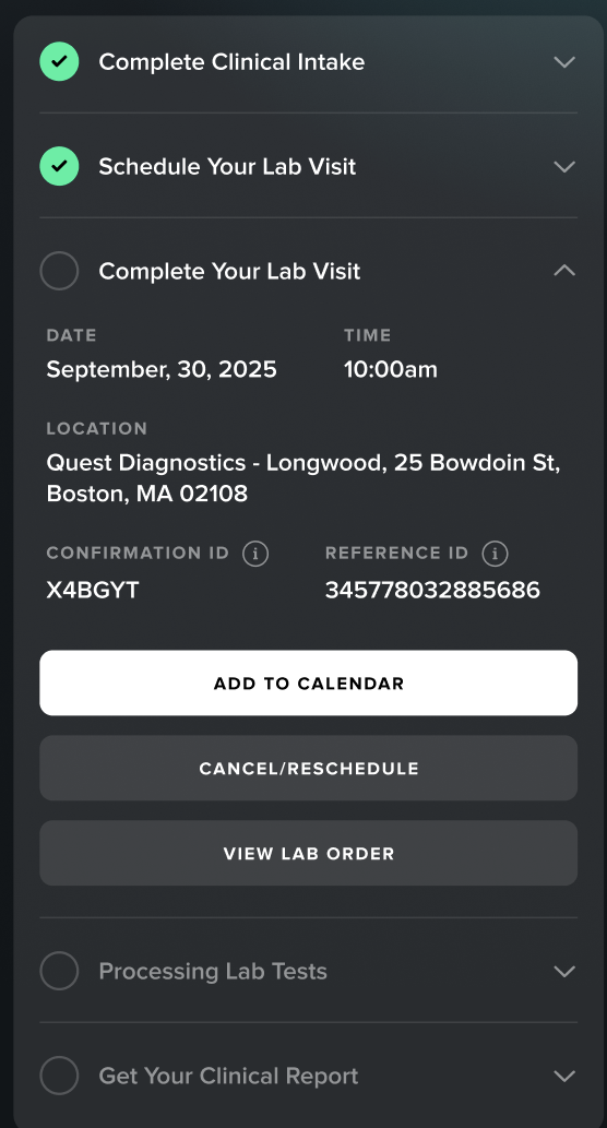 WHOOP Advanced Labs | Your WHOOP Advanced Labs Appointment